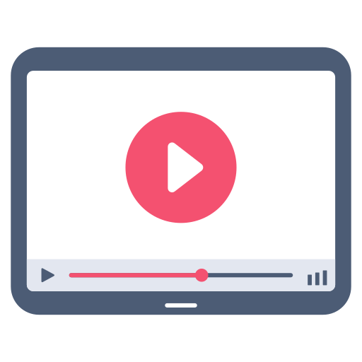 video Generic Flat icono