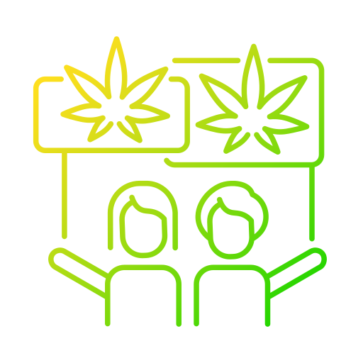 cannabisgesetz Generic Gradient icon