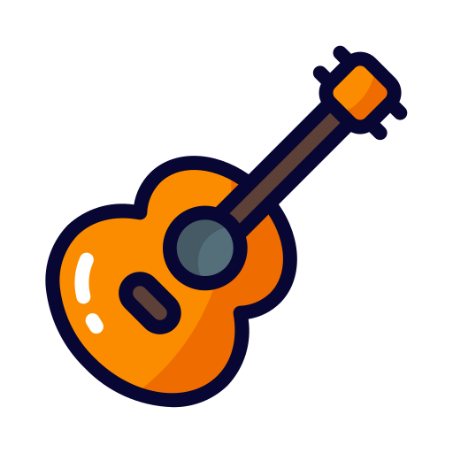 Guitar Generic Outline Color icon