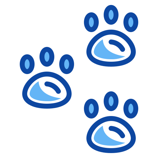 足跡 Generic Blue icon