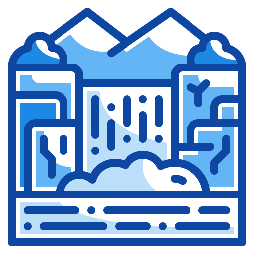 cascade Generic Blue Icône