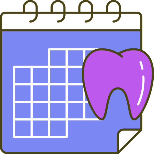 Calendar Generic Thin Outline Color icon