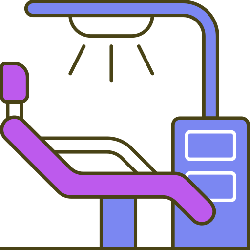 fotel dentystyczny Generic Thin Outline Color ikona