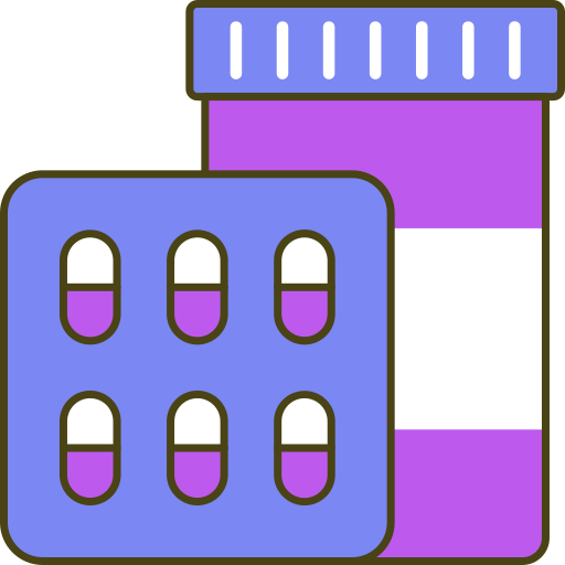 pastillas Generic Thin Outline Color icono