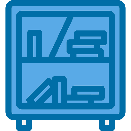 Bookshelf Generic Blue icon