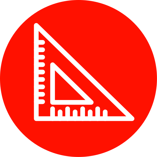 dreieckiges lineal Generic Flat icon