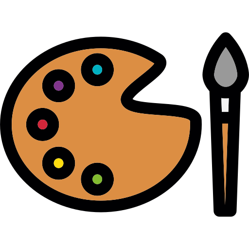ペイントパレット Generic Outline Color icon