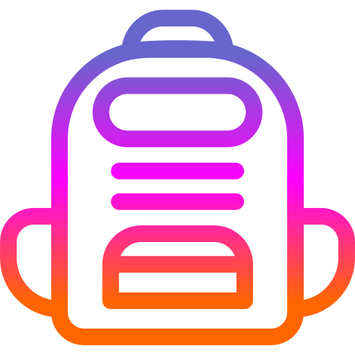 rucksack Generic Gradient icon