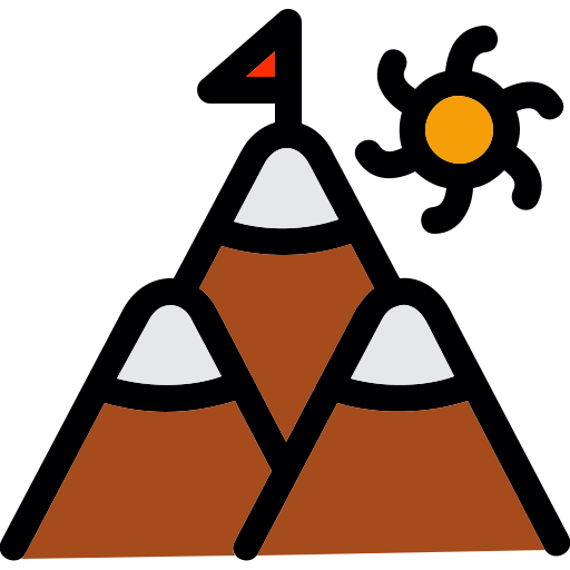 山 Generic Outline Color icon