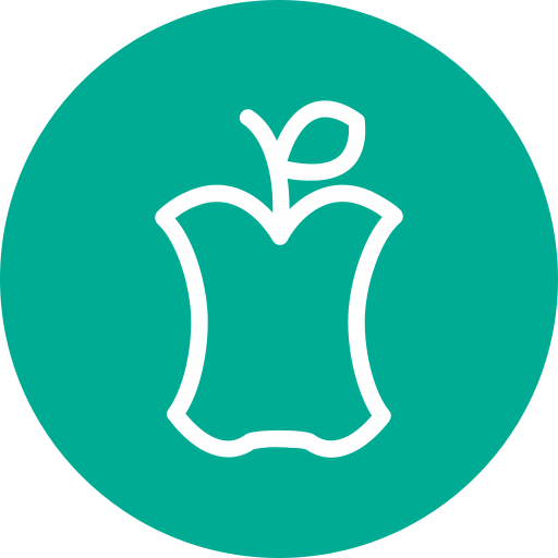 appel bijten Generic Flat icoon