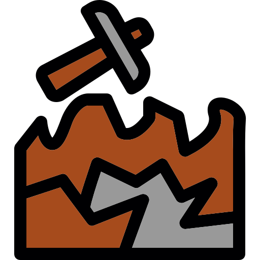 Mining Generic Outline Color icon