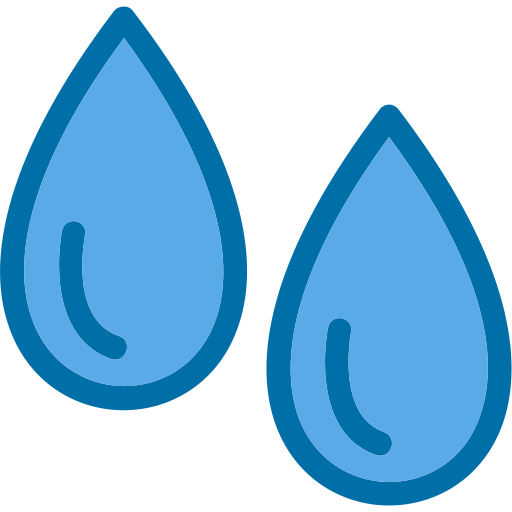 waterdruppels Generic Blue icoon