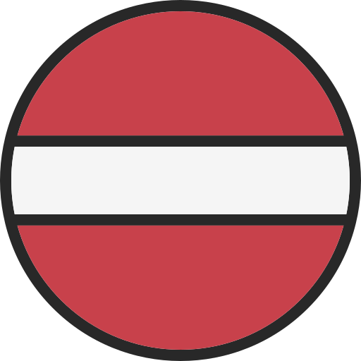 letonia Generic Outline Color icono