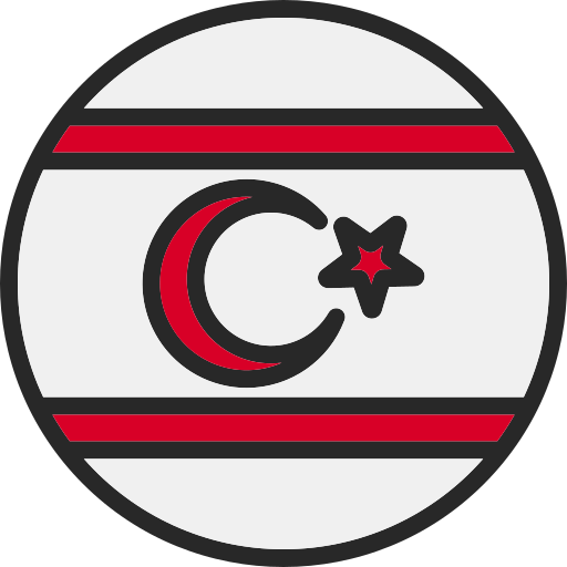 norte de chipre Generic Outline Color icono