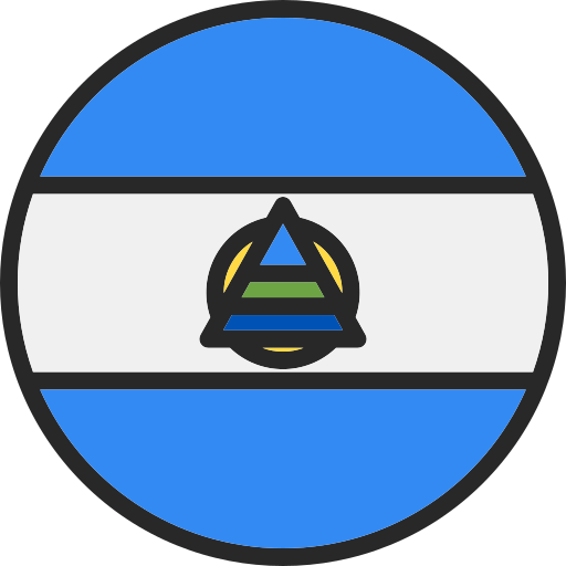 nicaragua Generic Outline Color icon