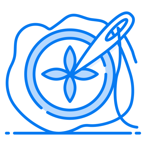 borduurwerk Generic Blue icoon