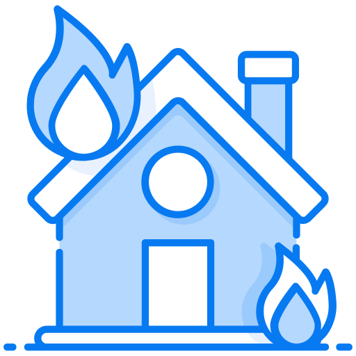 huis verzekering Generic Blue icoon