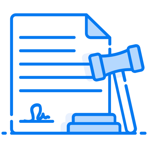 legaal document Generic Blue icoon