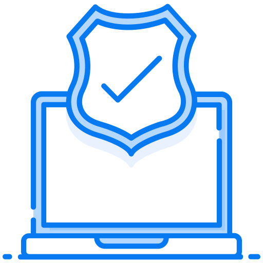 bezpieczny komputer Generic Blue ikona