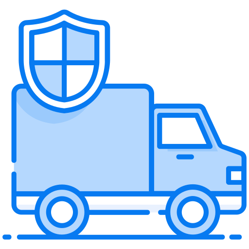 assurance voiture Generic Blue Icône