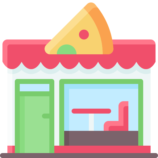 Pizza shop Generic Flat icon