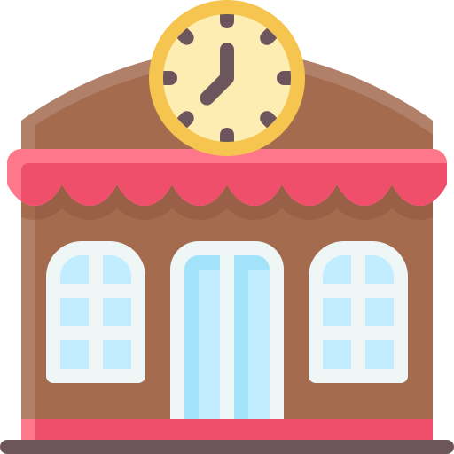 tienda de relojes Generic Flat icono