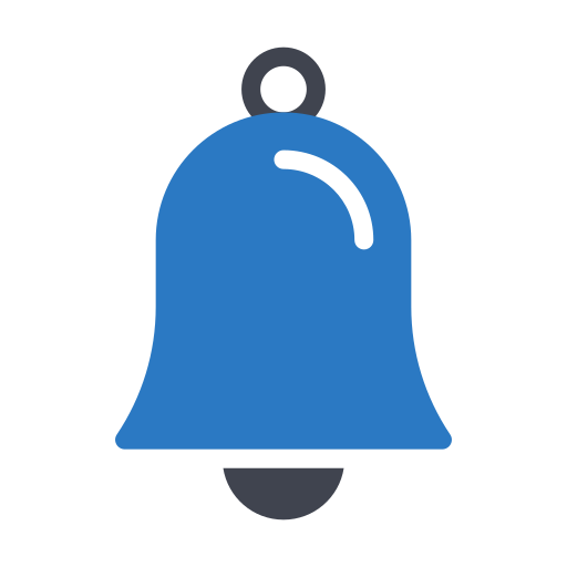 campana de notificación Generic Blue icono