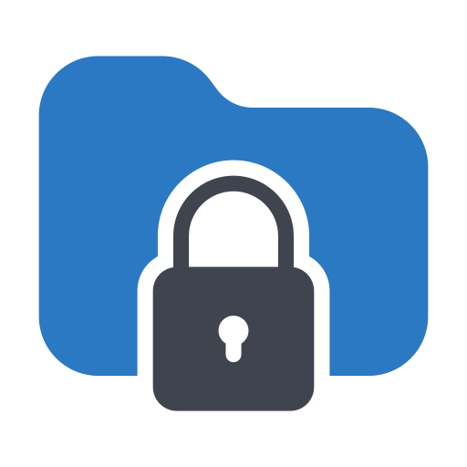 protección de datos Generic Blue icono