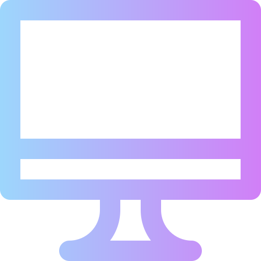 computer Super Basic Rounded Gradient icon