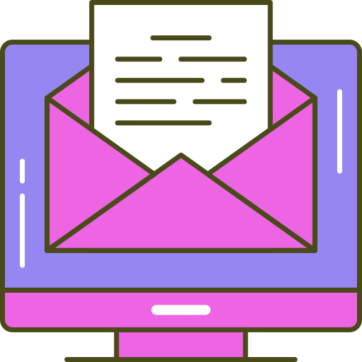 email Generic Thin Outline Color icon