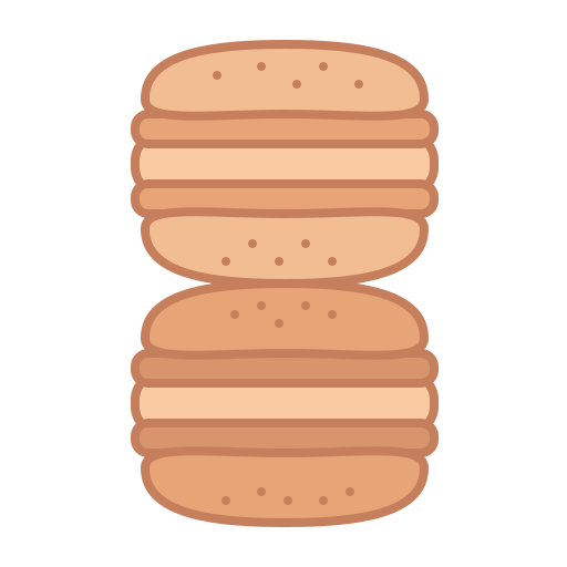 macaron Generic Outline Color icoon