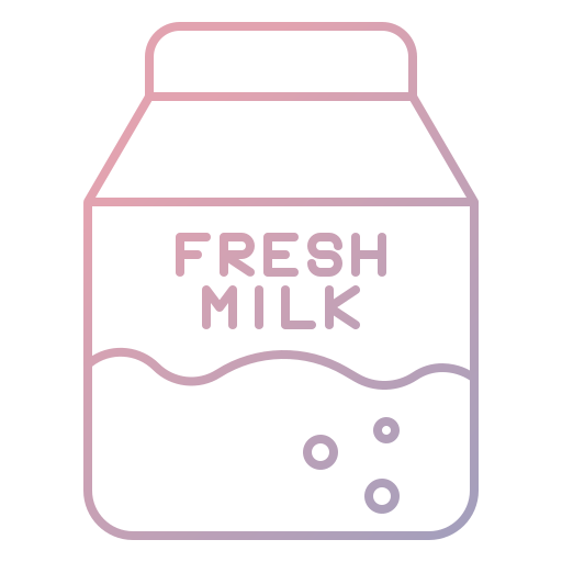 butelka mleka Generic Gradient ikona