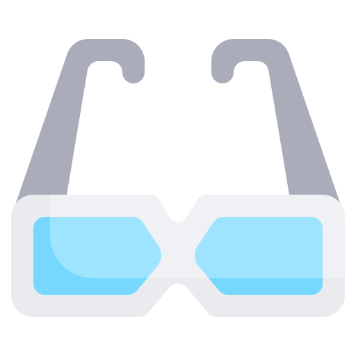 3d glasses Surang Flat icon