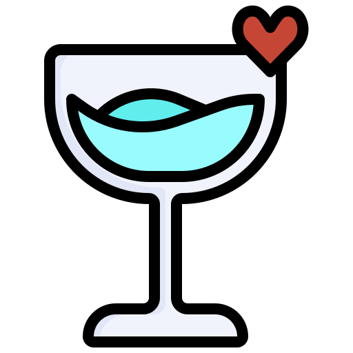 Cocktail Surang Lineal Color icon