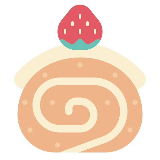 rotolo di torta Generic Flat icona