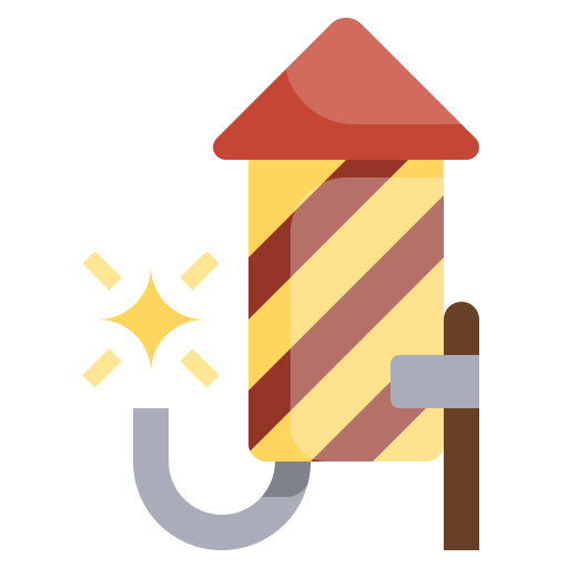 feuerwerk Surang Flat icon