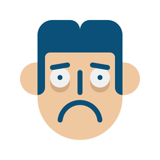 depressief Flaticons Flat icoon