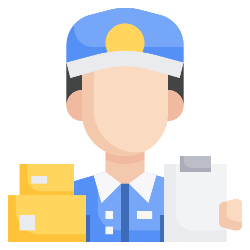 Courier Surang Flat icon