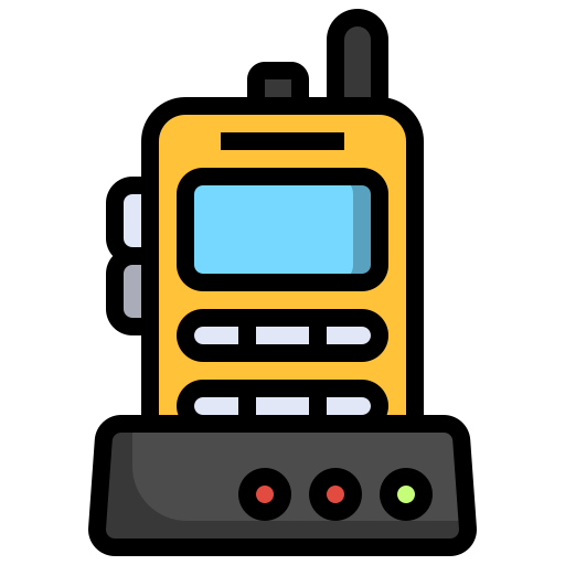 Walkie talkie Surang Lineal Color icon