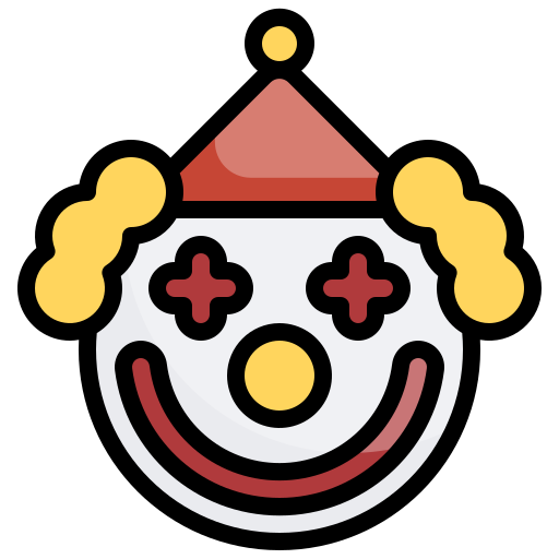 Clown Surang Lineal Color icon