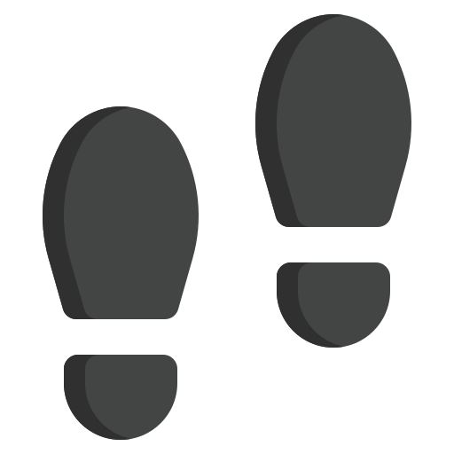 Footprint Surang Flat icon