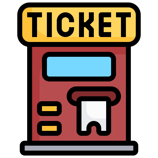 Автомат по продаже билетов Surang Lineal Color иконка