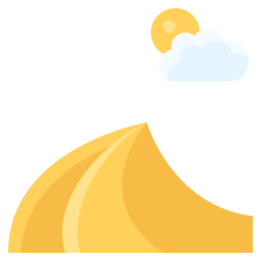 모래 언덕 Generic Flat icon