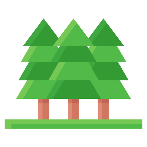 woud Generic Flat icoon