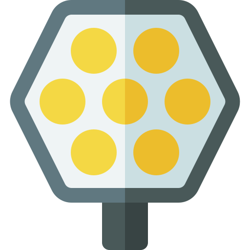 palline di waffle all'uovo Basic Rounded Flat icona
