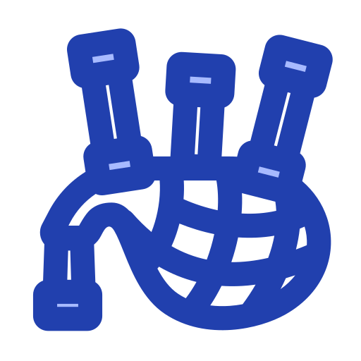 Bagpipe Generic Blue icon