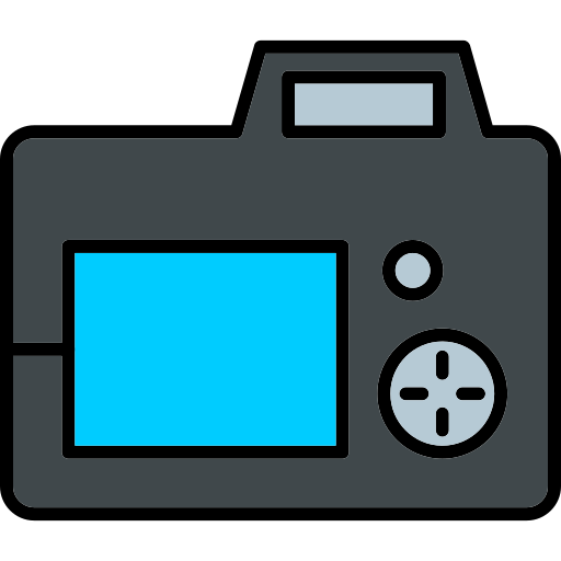 fotocamera Generic Outline Color icona
