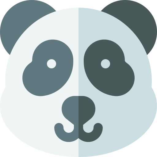panda beer Basic Rounded Flat icoon