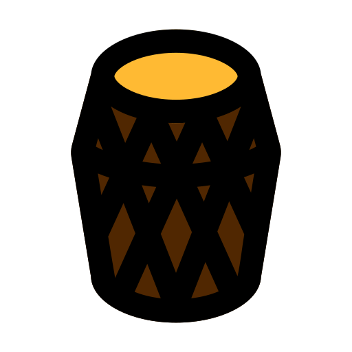 dholak Generic Outline Color icona