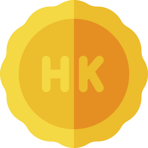 dolar de hong kong Basic Rounded Flat icono
